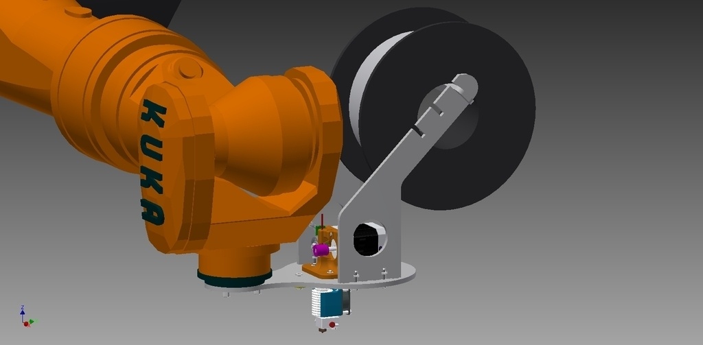 EXTRUDER HOLDER FOR KUKA KR16-2