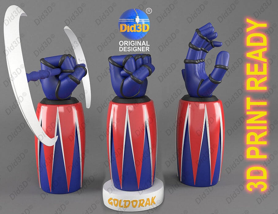 GOLDORAK FIST ONLY  Did3D 