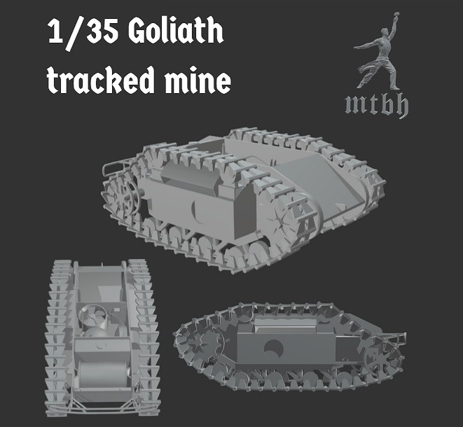 1-35 Goliath tracked mine Sdkfz 303