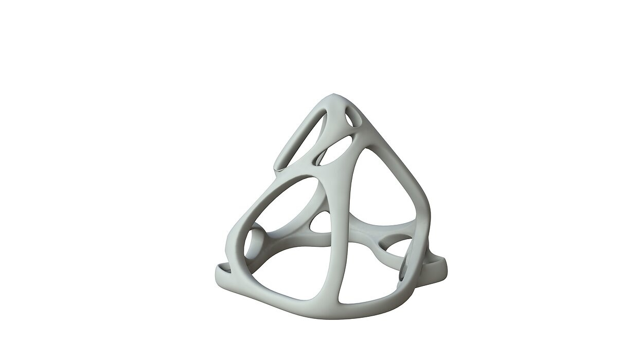 SciFi Cube Object No 64753 Low Poly Shape