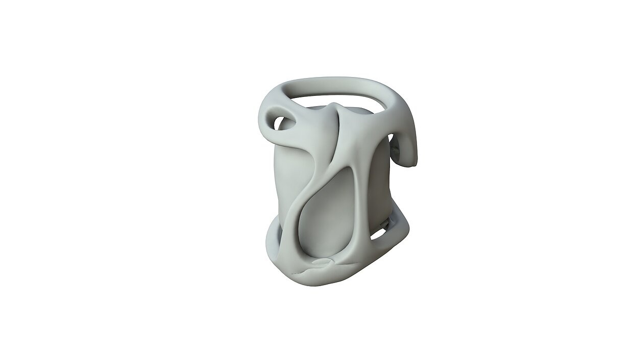 SciFi Shape Object Low Poly