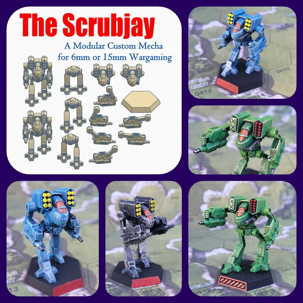 The Scrubjay (Custom Mecha) - Free Version!