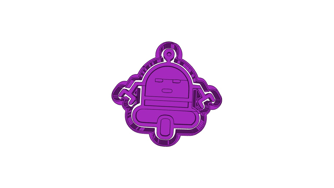 ROBOT (29) CUTTER AND STAMP, COOKIE CUTTER, FORM STAMP, COOKIE CUTTER, FORM