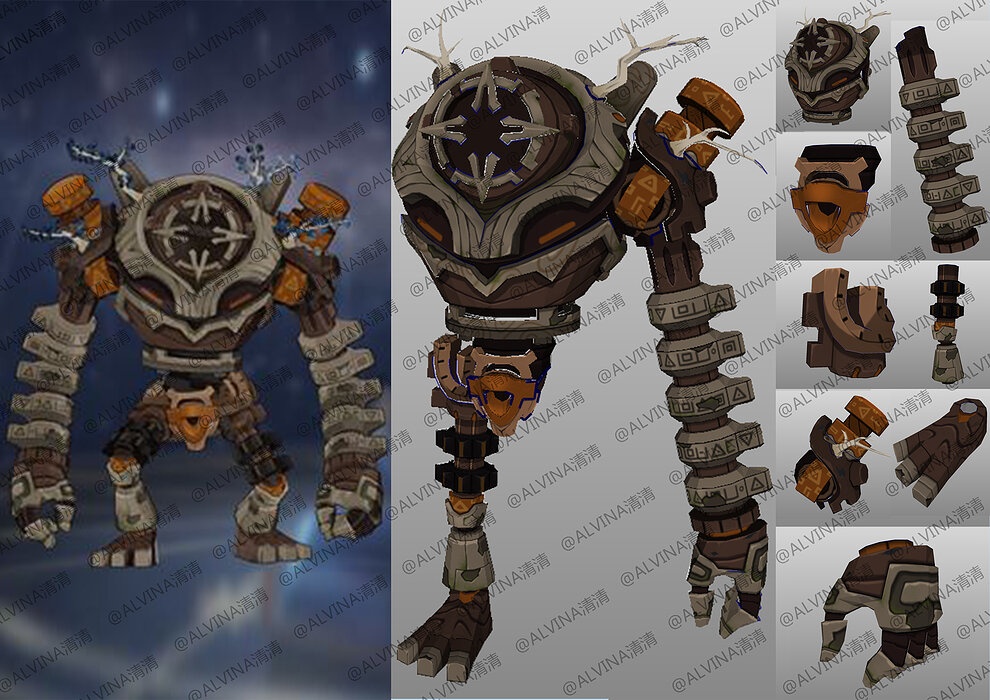 Genshin Impact Ruin Guard Armor - DIY Cosplay Pepakura Foam