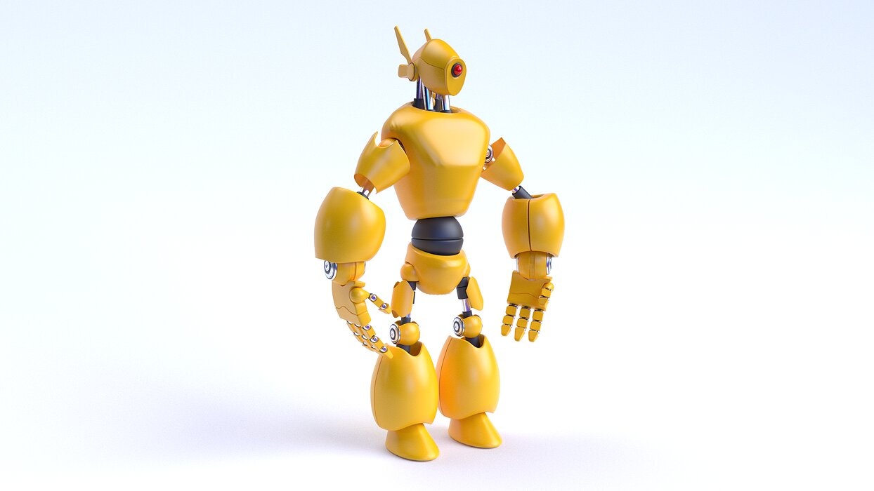 Character Robot soldier
