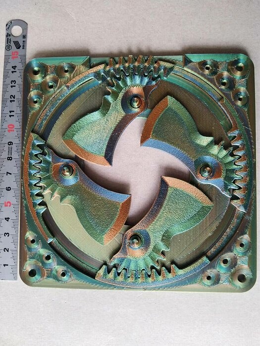 D70T8B4TY2 Motorized Manually open close shutter CNC machining 
