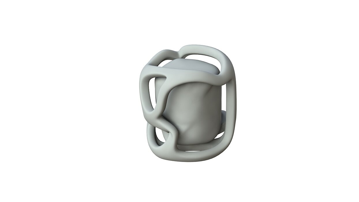 SciFi Shape Object Low Poly 85