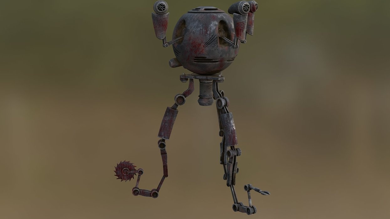 Robot Mister Handy Fallout  Mr Handy with rig