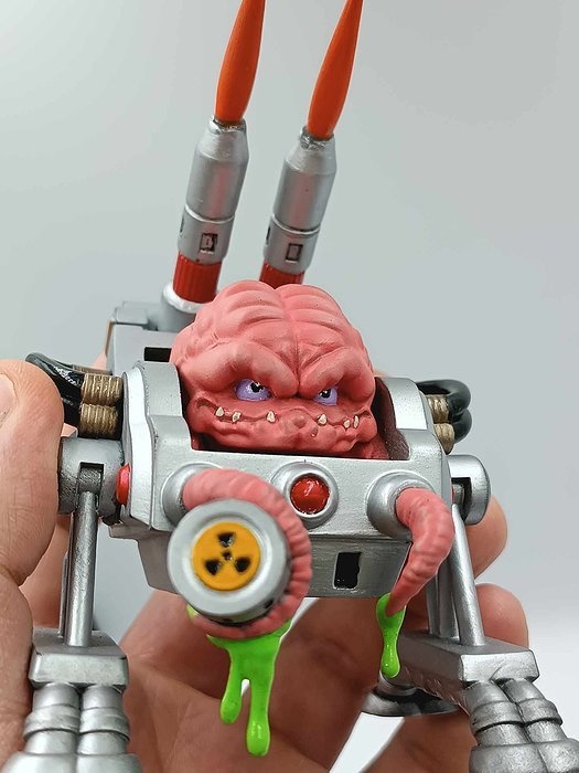 KRANG BUBBLE WALKER MACHINE - TMNT STATUE TOY FANART 