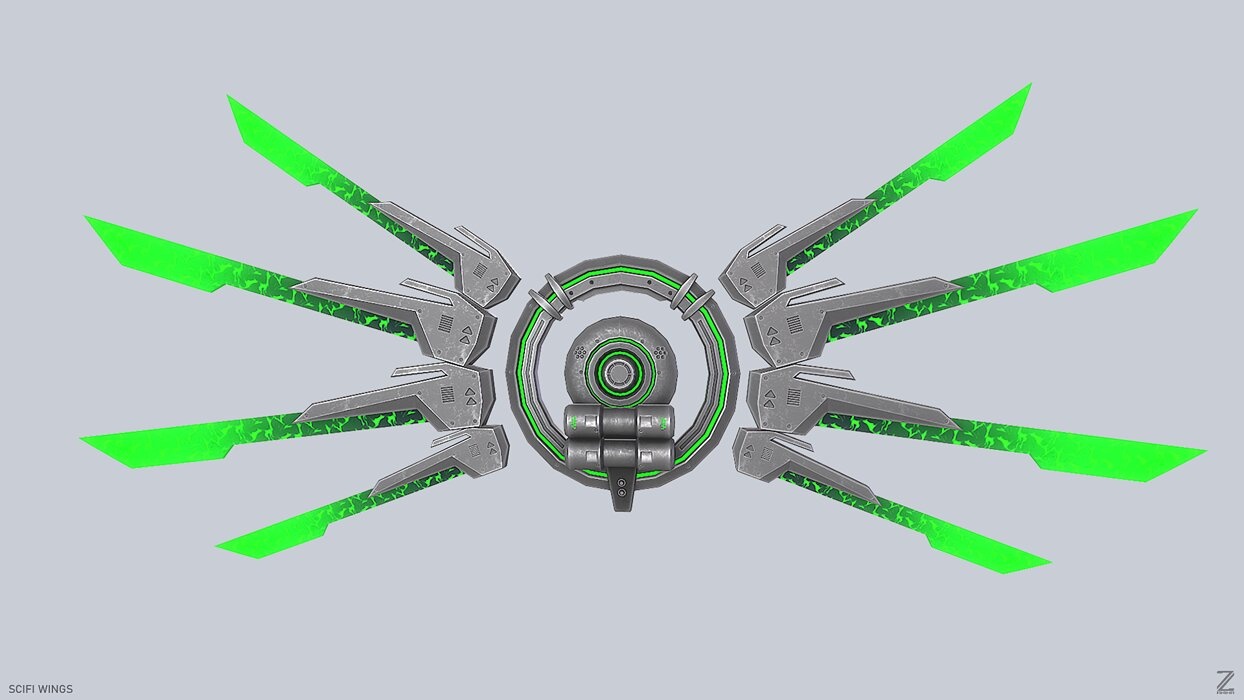 Sci fi wings