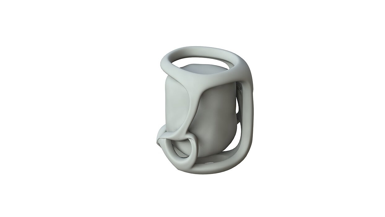 SciFi Shape Object Low Poly