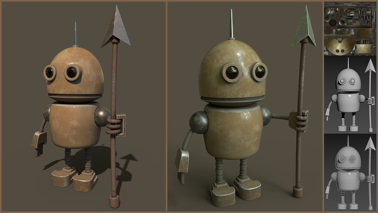 Stylized Robot Guard