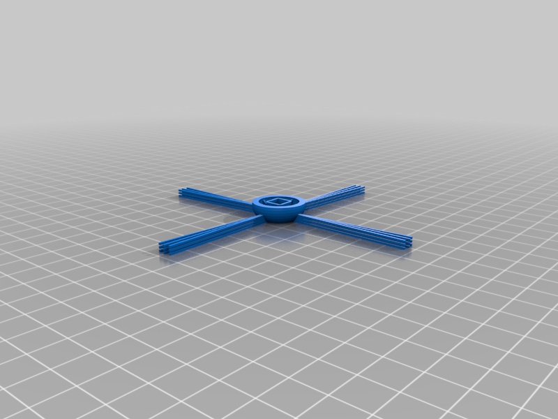 Robot Vacuum Side Brush (4-brushes) - Longer bristles and tighter fit remix
