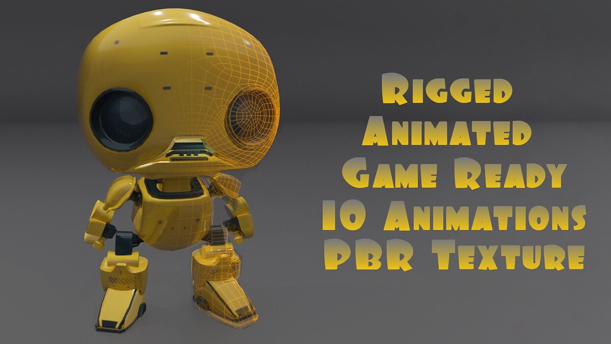 Stylized Robot Worker