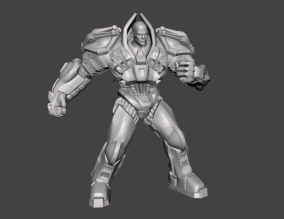 lex luthor 3d model for 3d printing 