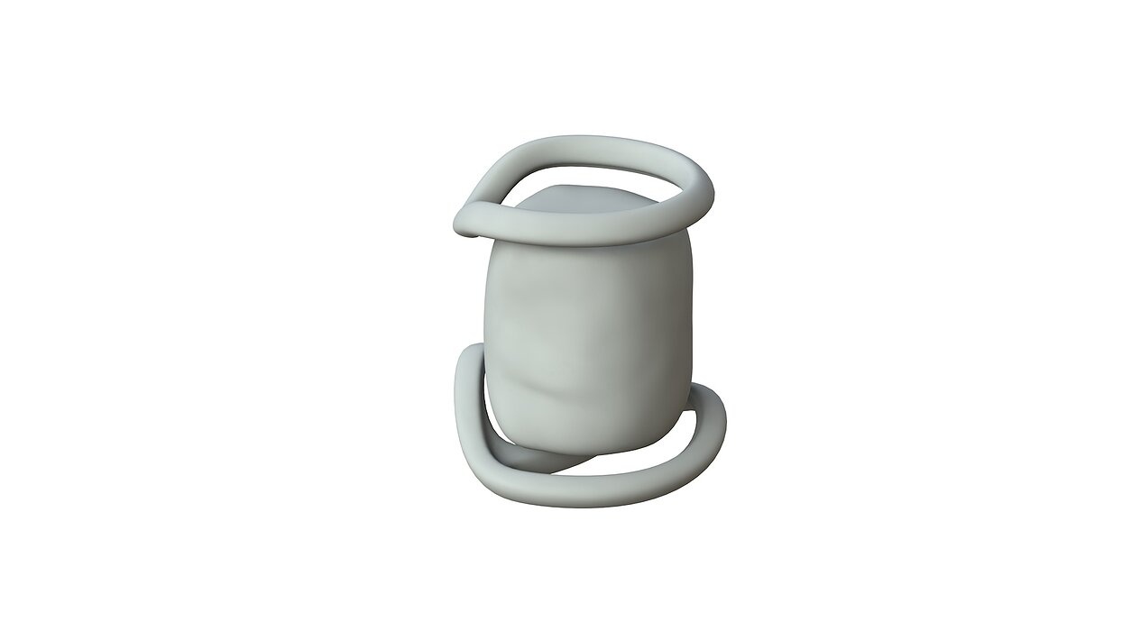 SciFi Shape Object Low Poly 124