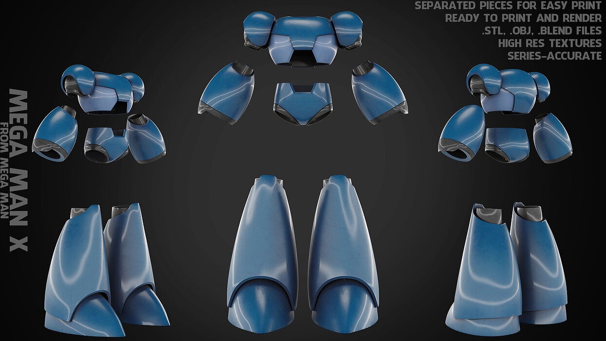 Mega man X Armor for Cosplay