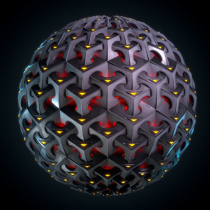 Hard Surface material - VOL 02 - Maps - SBsar