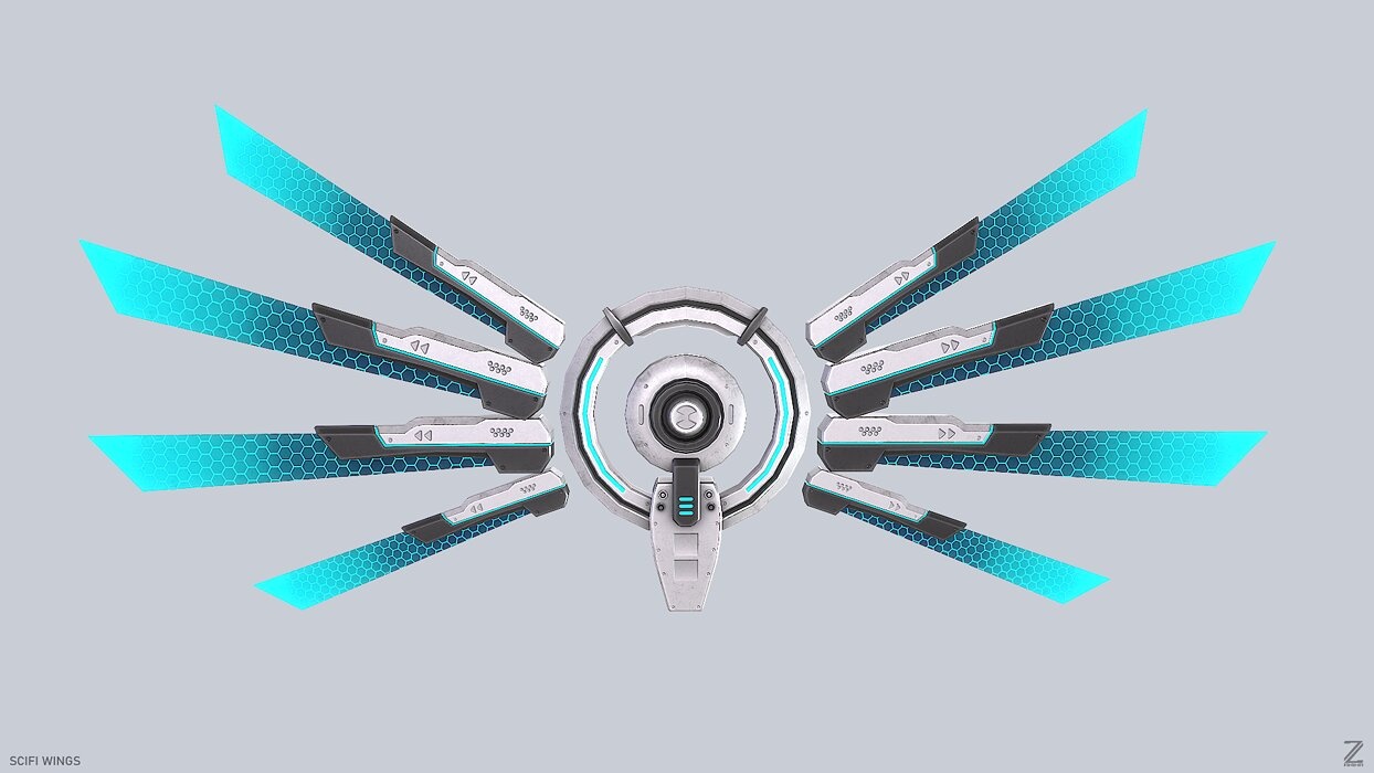 Sci fi wings