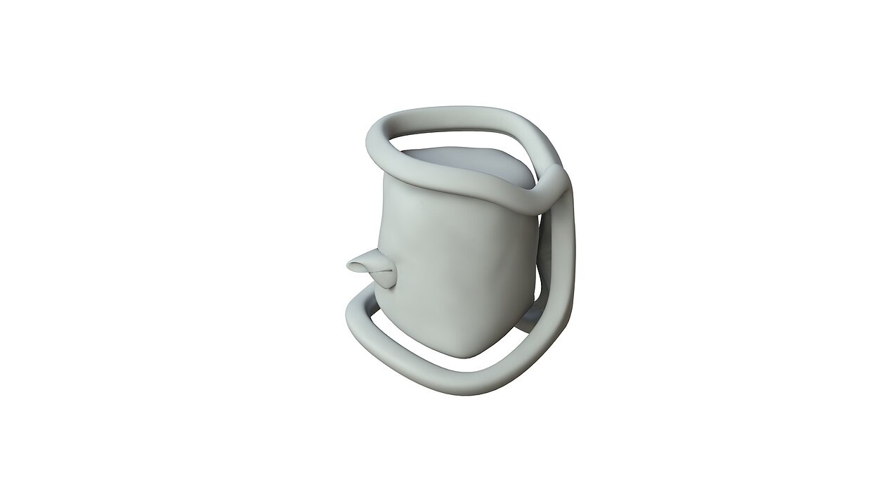 SciFi Shape Object Low Poly