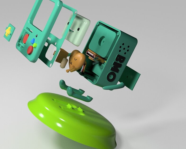 BMO-Adventure Time for 3d print 