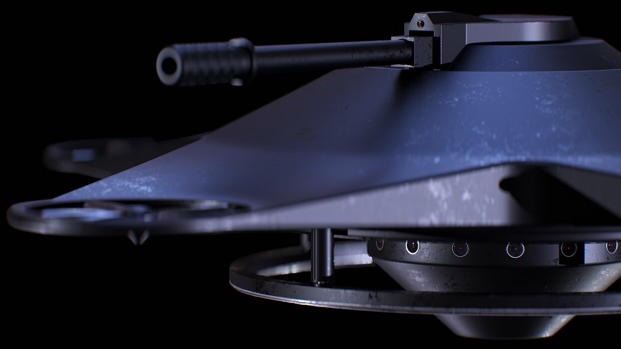 Sci-Fi Military Drone