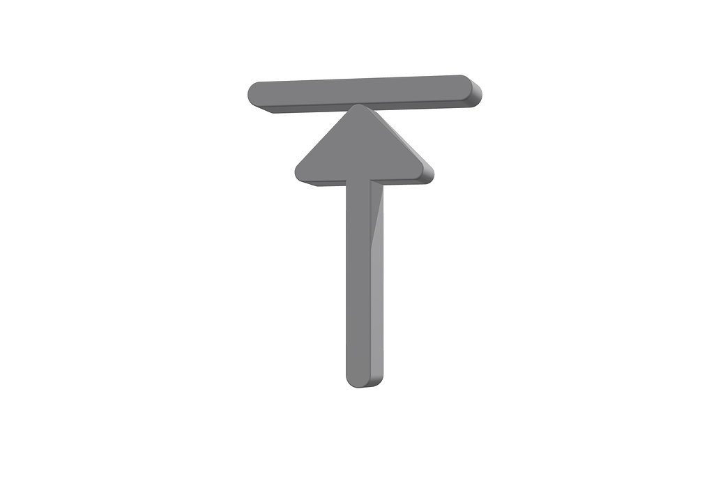 3d arrow alt to top