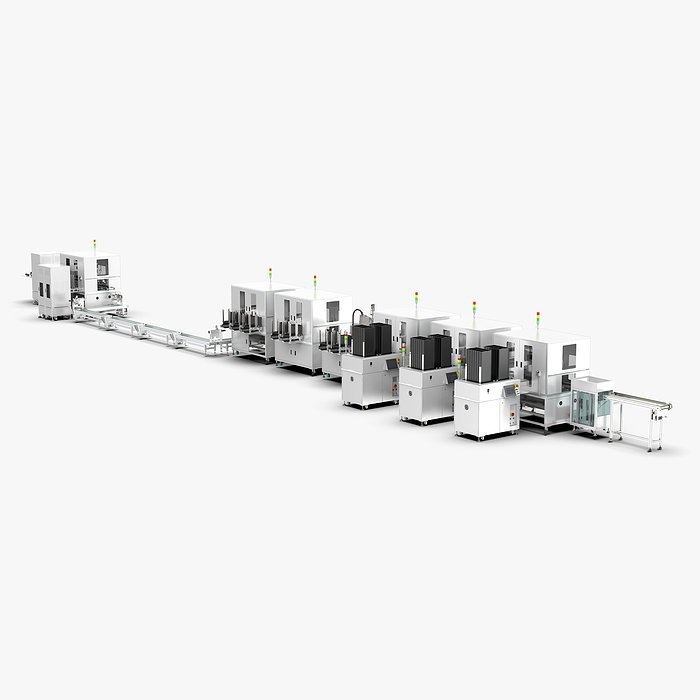 Automatic 8-Channel TR Component Integrated Assembly Line
