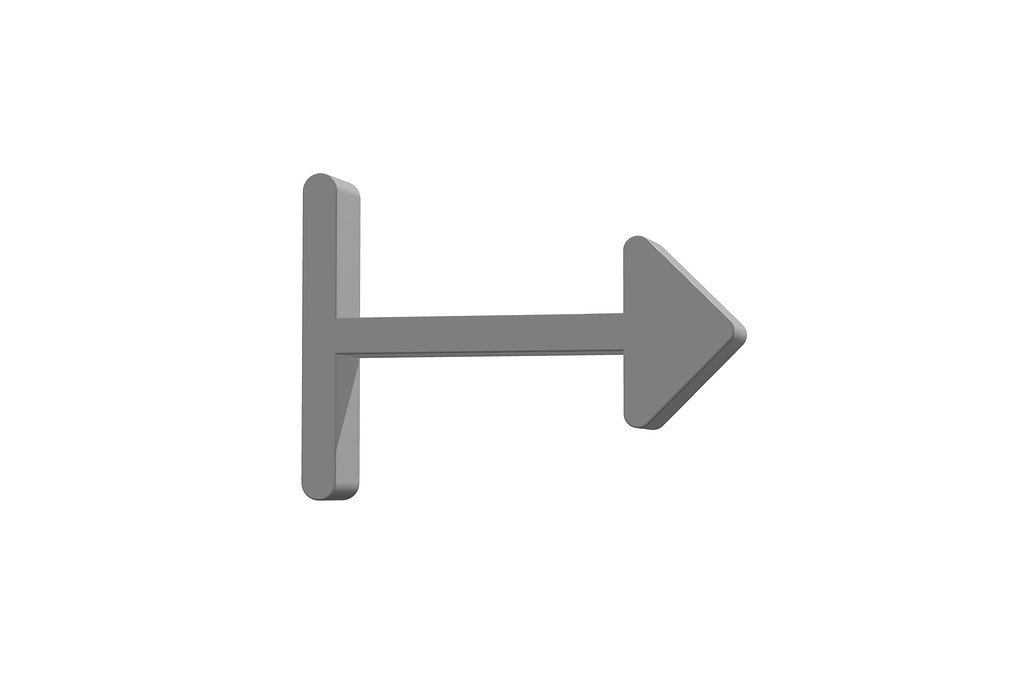 3d arrow alt from right