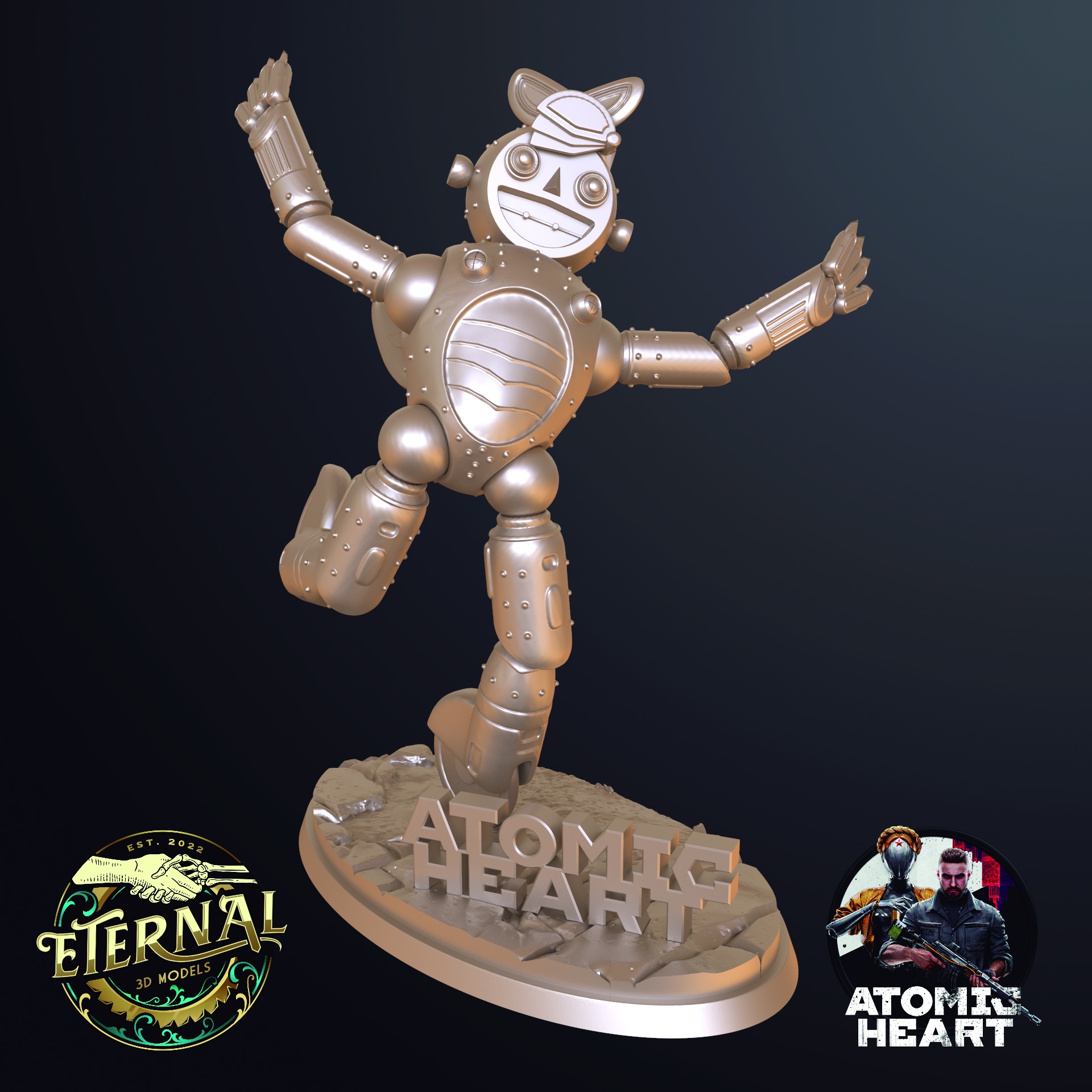 DIXIE ROBOT DIORAMA - ORIGINAL VERSION - ATOMIC HEART - ETERNAL