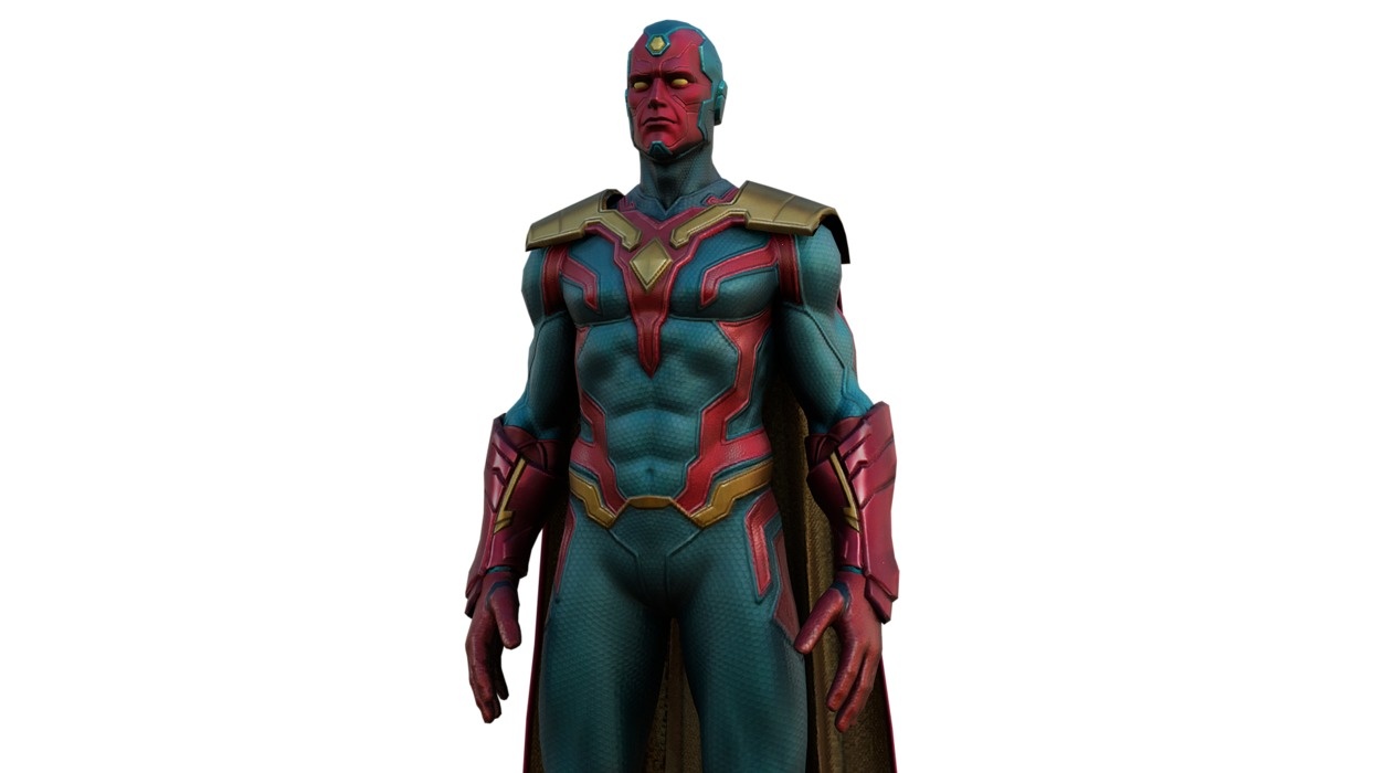 Vision Hero 3D Model High Quality Rigged and Textured