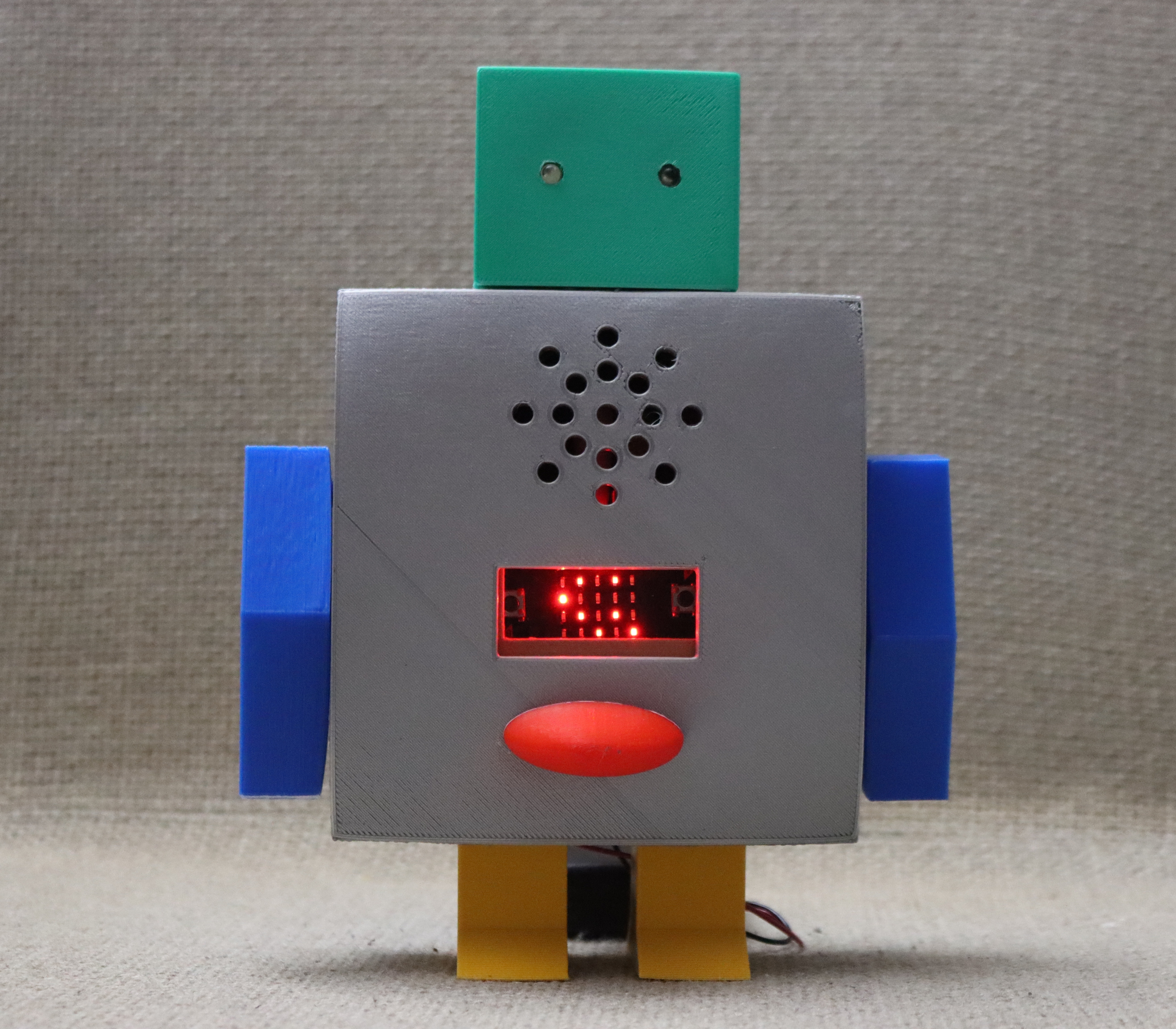 MICROBIT TALKING ROBOT