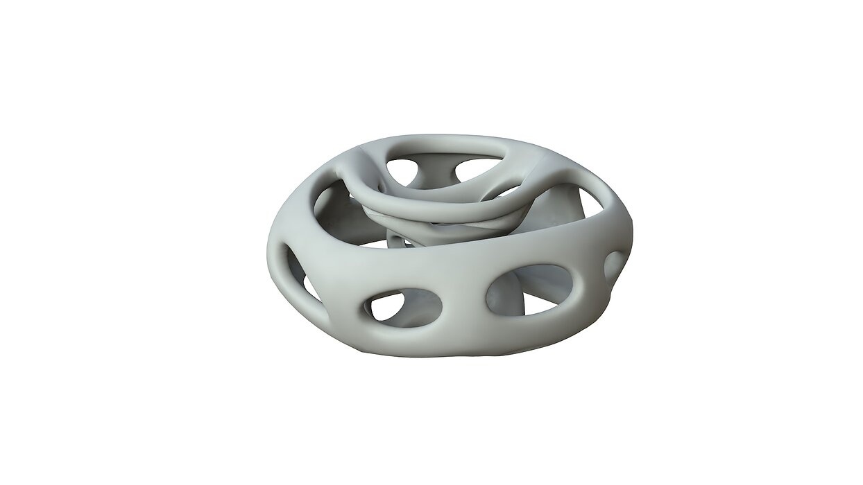 SciFi Cube Object No 65171 Low Poly Shape