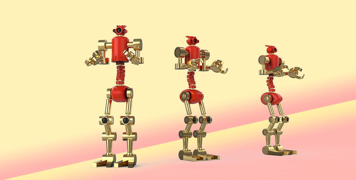 The Radiant Red Robot