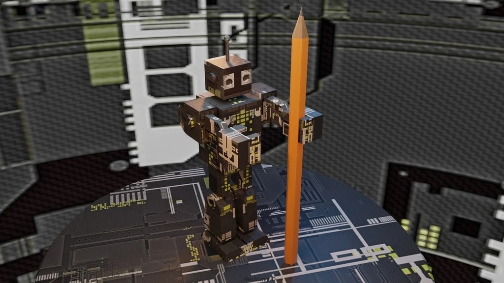 Chip Robot - Pencil Holder
