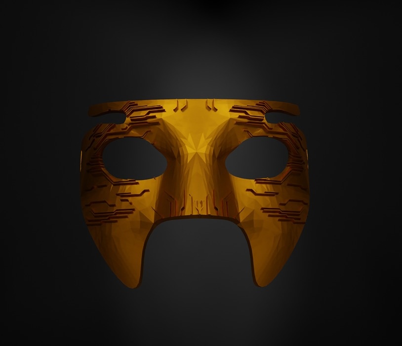 Robot Electronic Face Mask Robot Prom Helloween Face Mask
