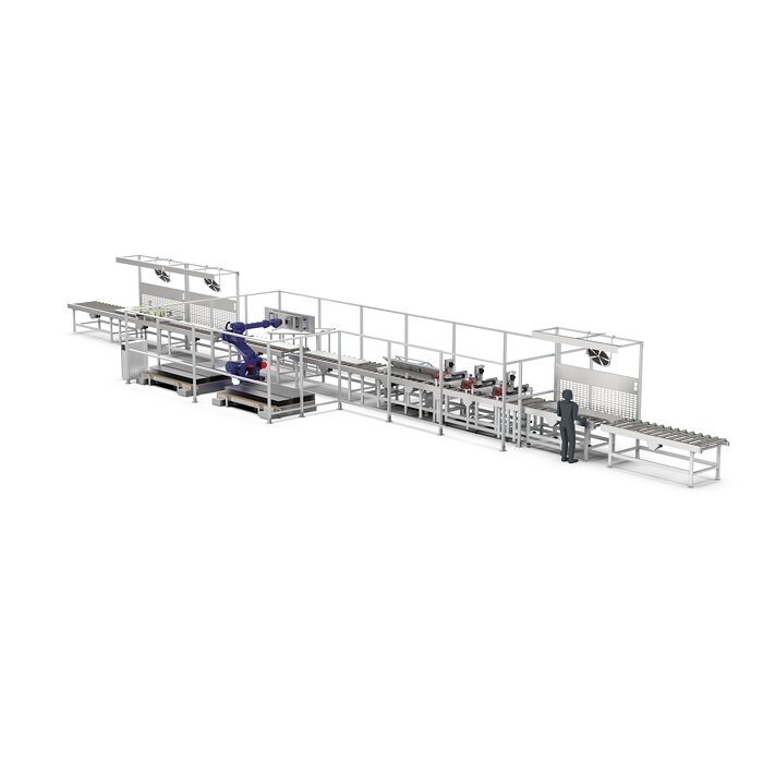 Automatic Elevator Door Panel Assembly Line