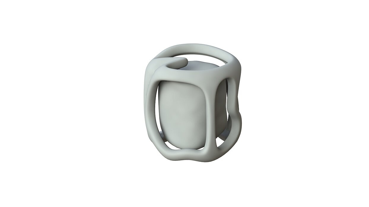 SciFi Shape Object Low Poly