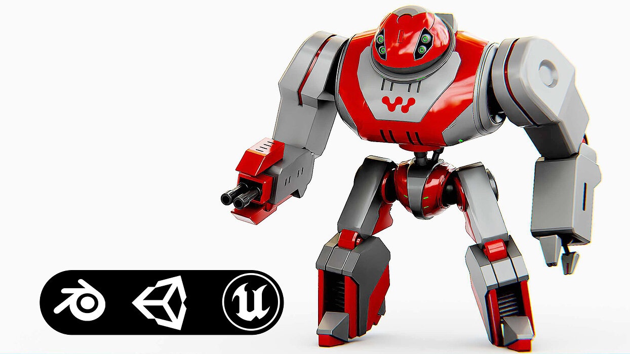 COMBAT DROID ZETH  Rigged for Unreal Engine - Unity - MIXAMO