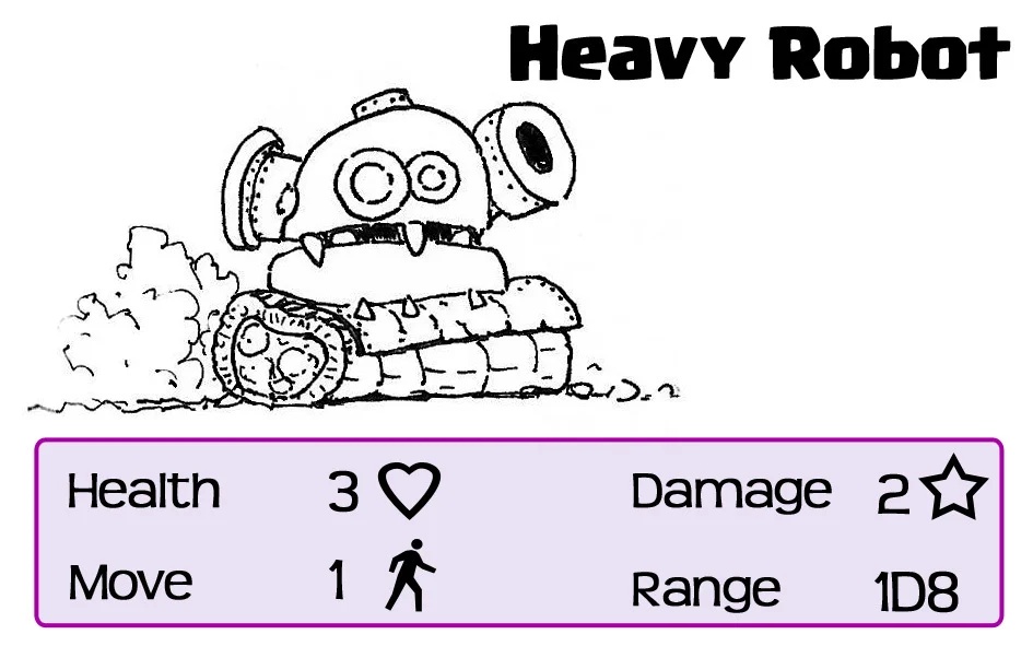 Tanks Versus Robots Boardgame figures