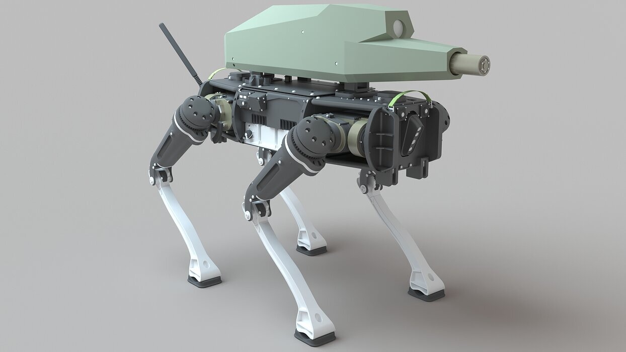 3D Military Combat Robot SPUR