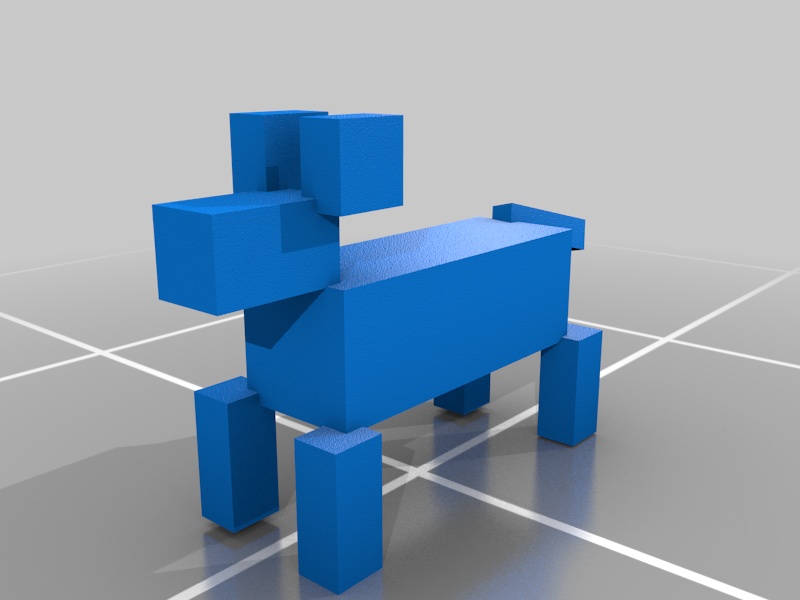Cute Cube Doggy