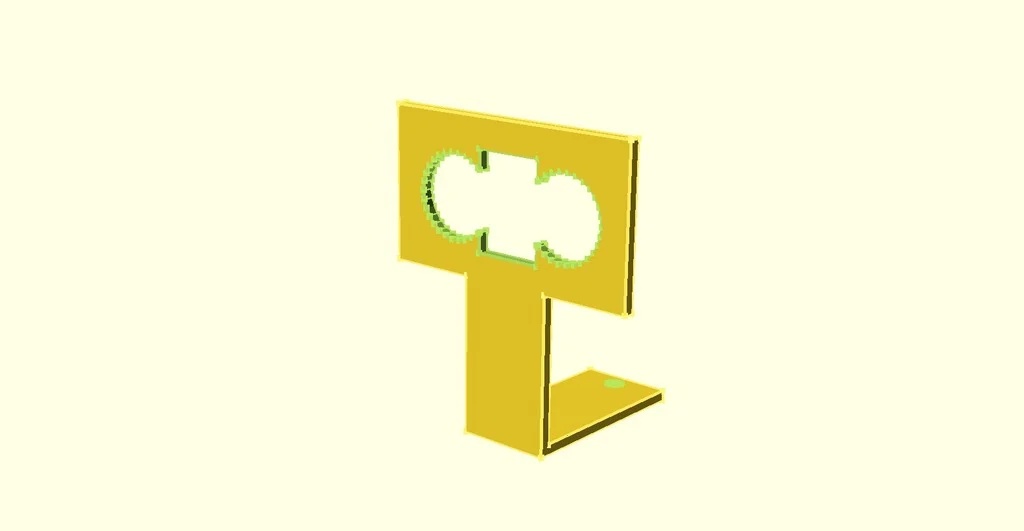 HCSR04 holder for Escornabot