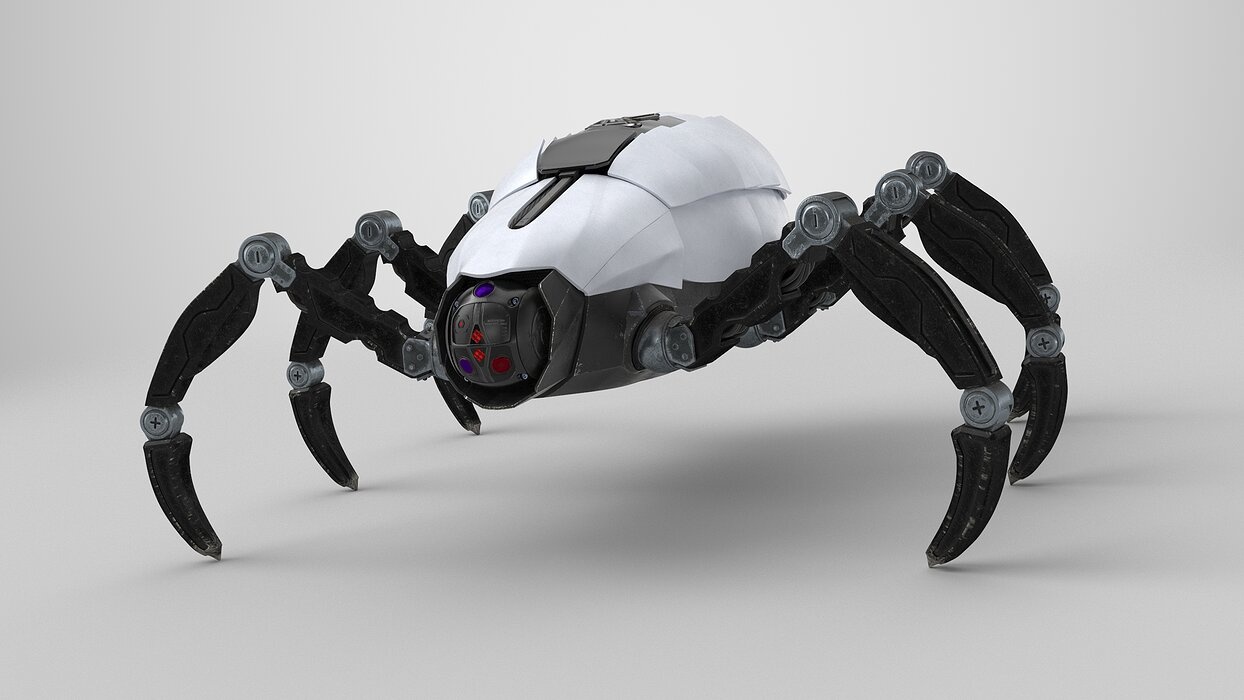 Sci-Fi Spider Rigged