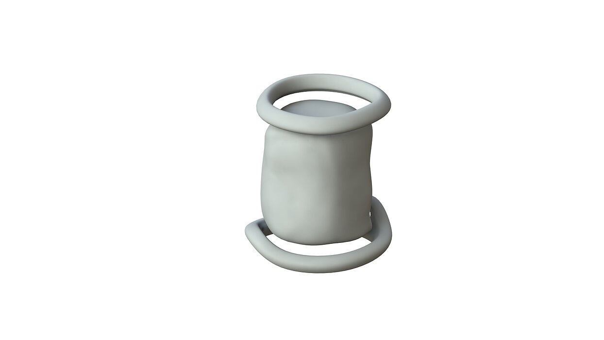SciFi Shape Object Low Poly