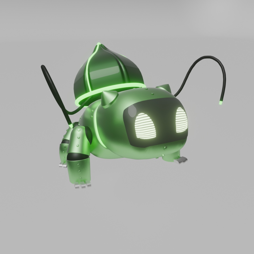 IRON BULB - ROBOTIC FUTURE PARADOX BULBASAUR