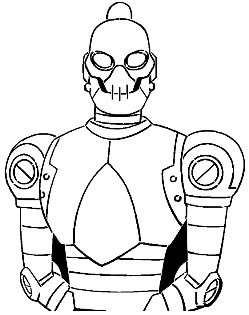 Rudolph Conners Robot stencil
