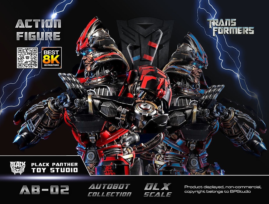 Transformers - Drift DLX Scale - ActionFigure 3d Print