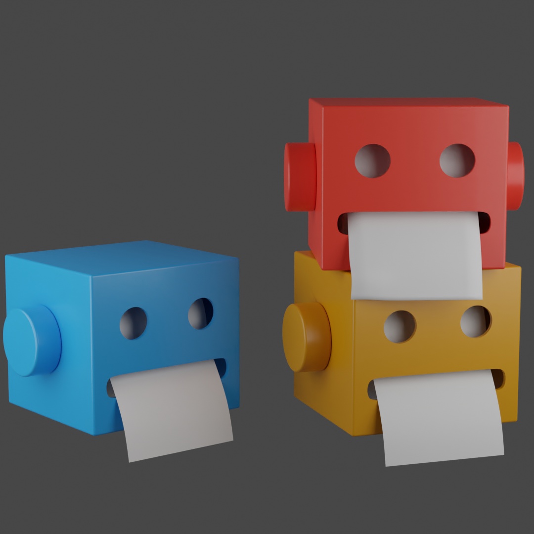 ROBOT TOILET PAPER HOLDER