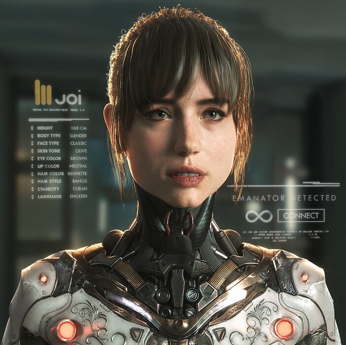 3d Cyberpunk Girl - Game Ready and Recordings